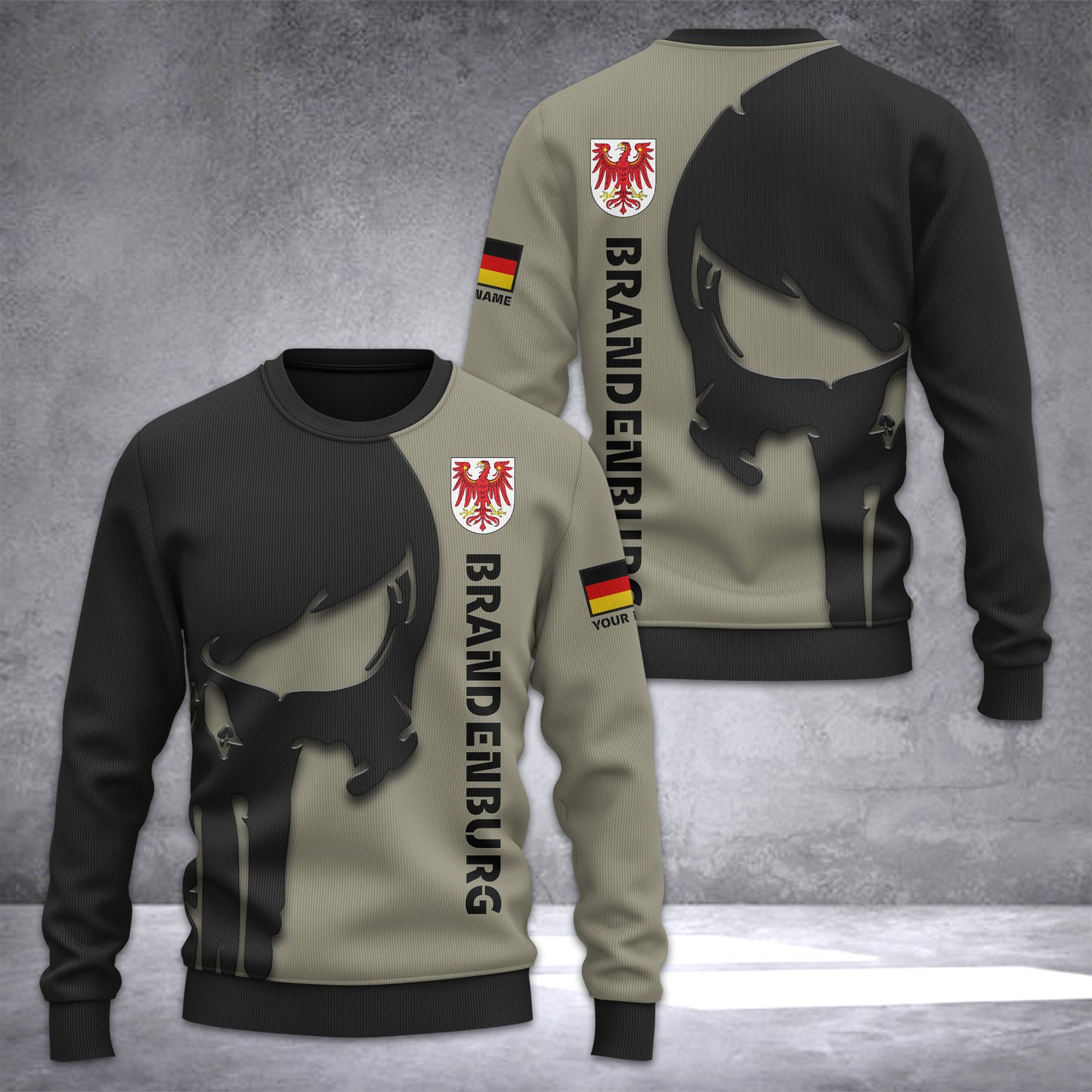 Brandenburg Ugly Sweater Customize 3d printed CDR