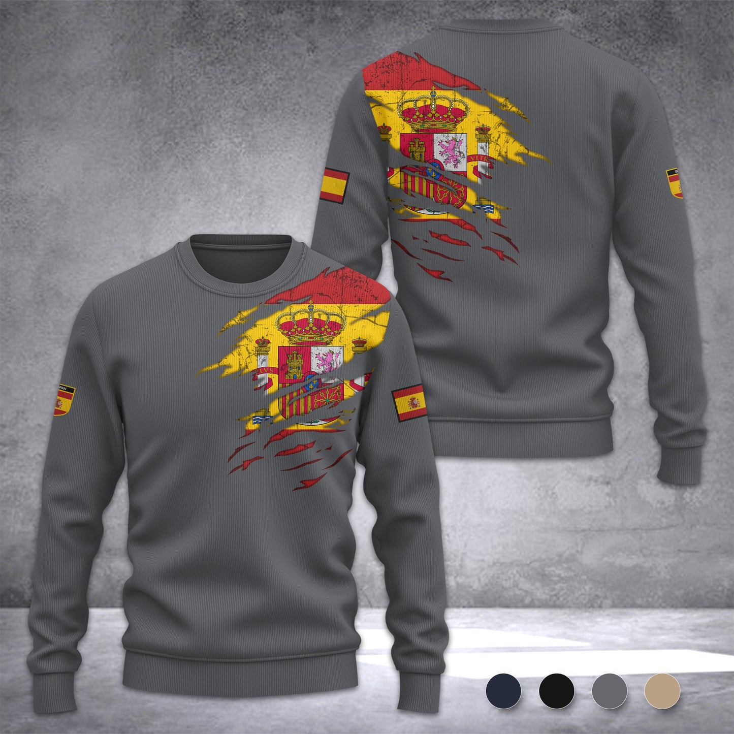 Spain Ugly Sweater Customize 3d printed 2
