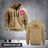 Johanniter Germany customize Hoodie Half Zipper NLG