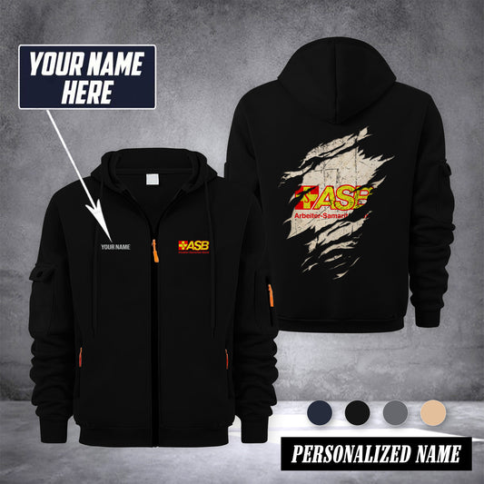 Arbeiter Samariter Bund Germany customize Zipper cardigan jacket