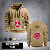 Malteser Germany customize Hoodie Half Zipper NLG