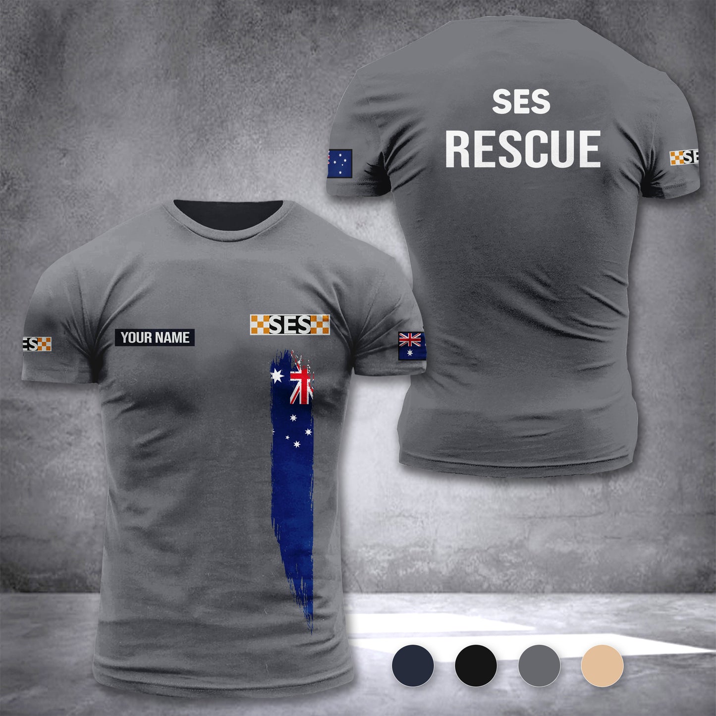 State Emergency Service Australia customize T-shirt 3d DUC