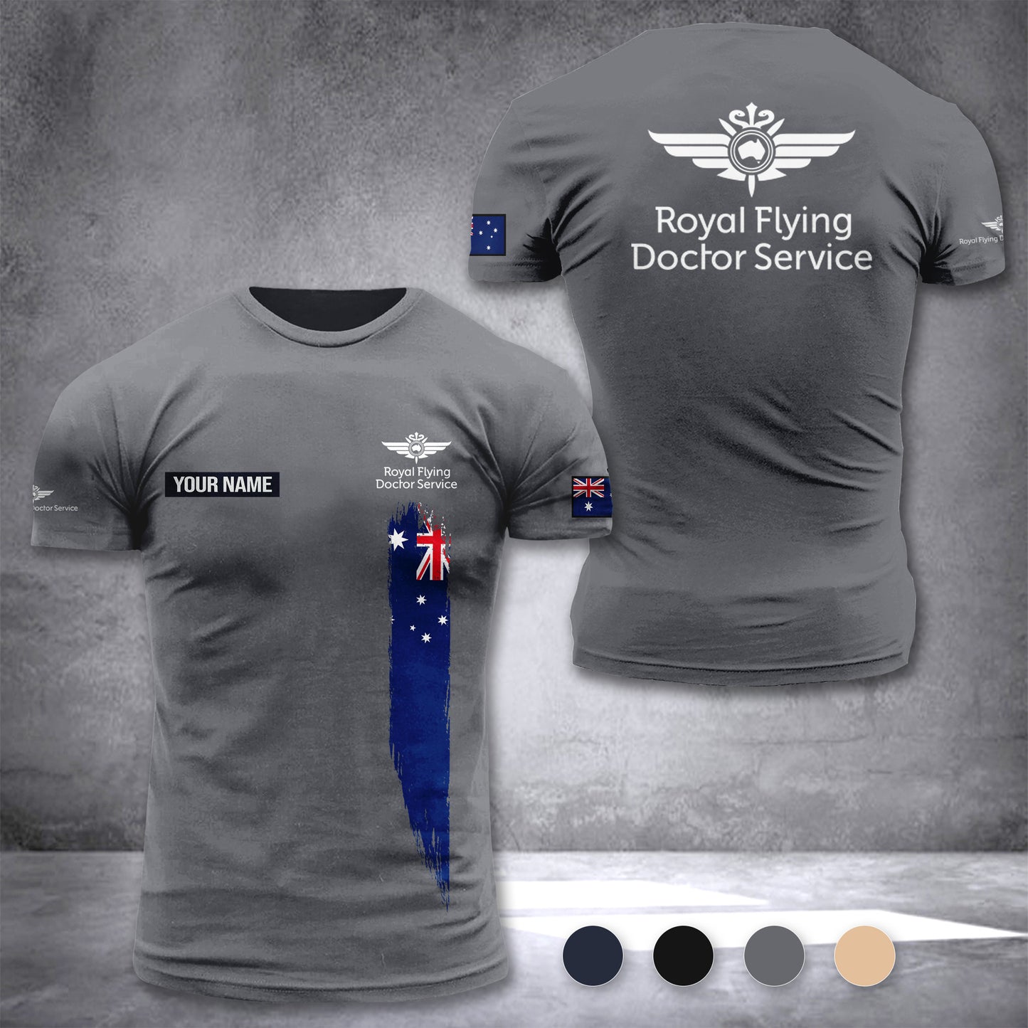Royal Flying Doctor Service of Australia customize T-shirt 3d DAH