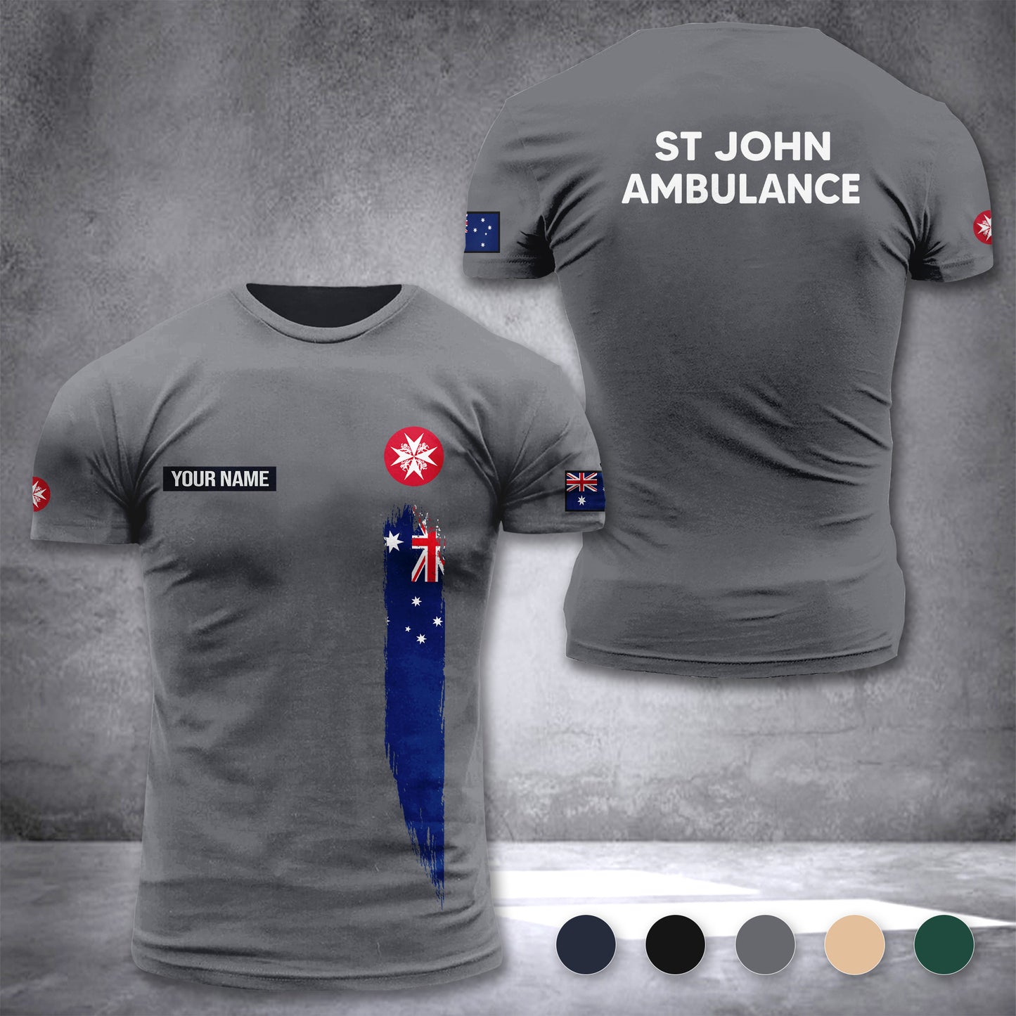 St John NT Service customize T-shirt 3d DAH