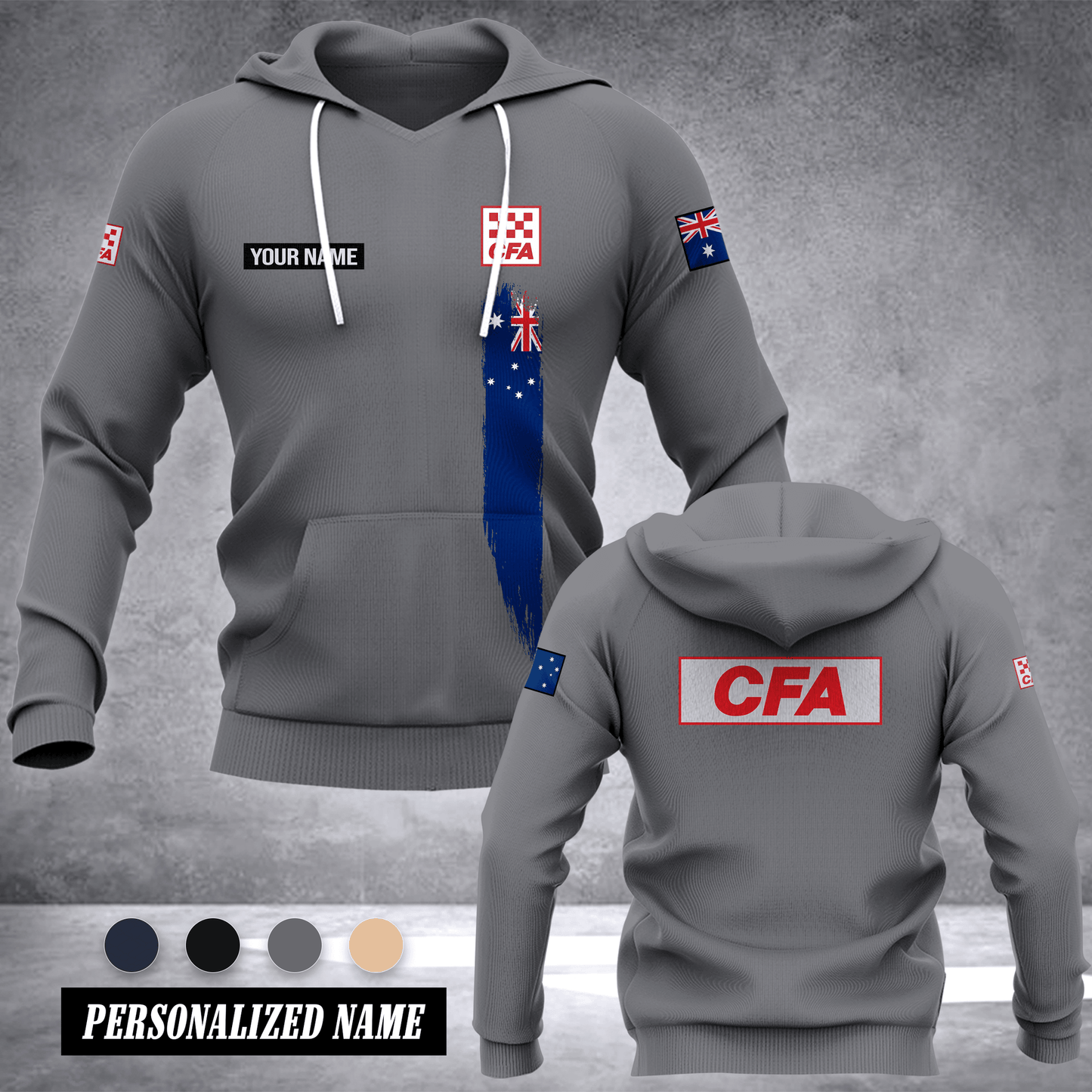 Country Fire Authority Australia customize hoodie 192