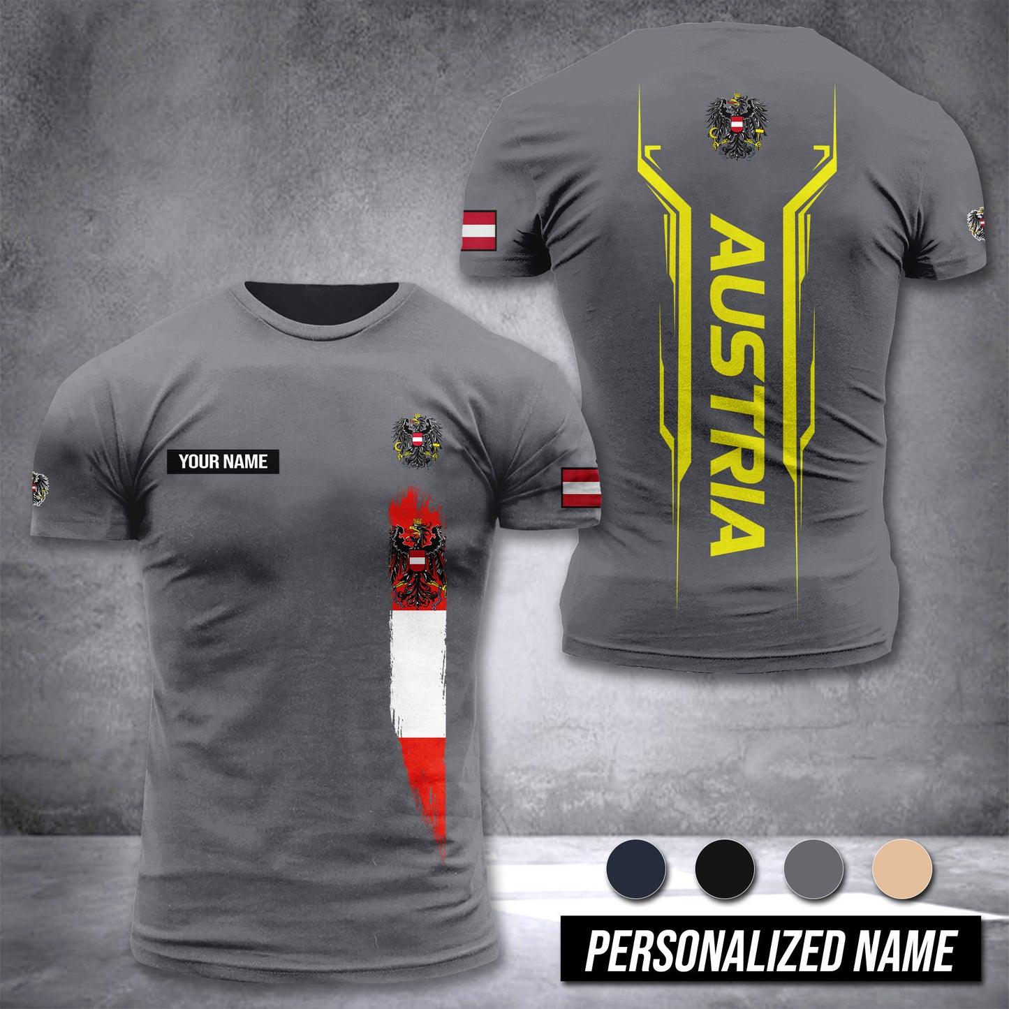 Austria customize T-shirt nte