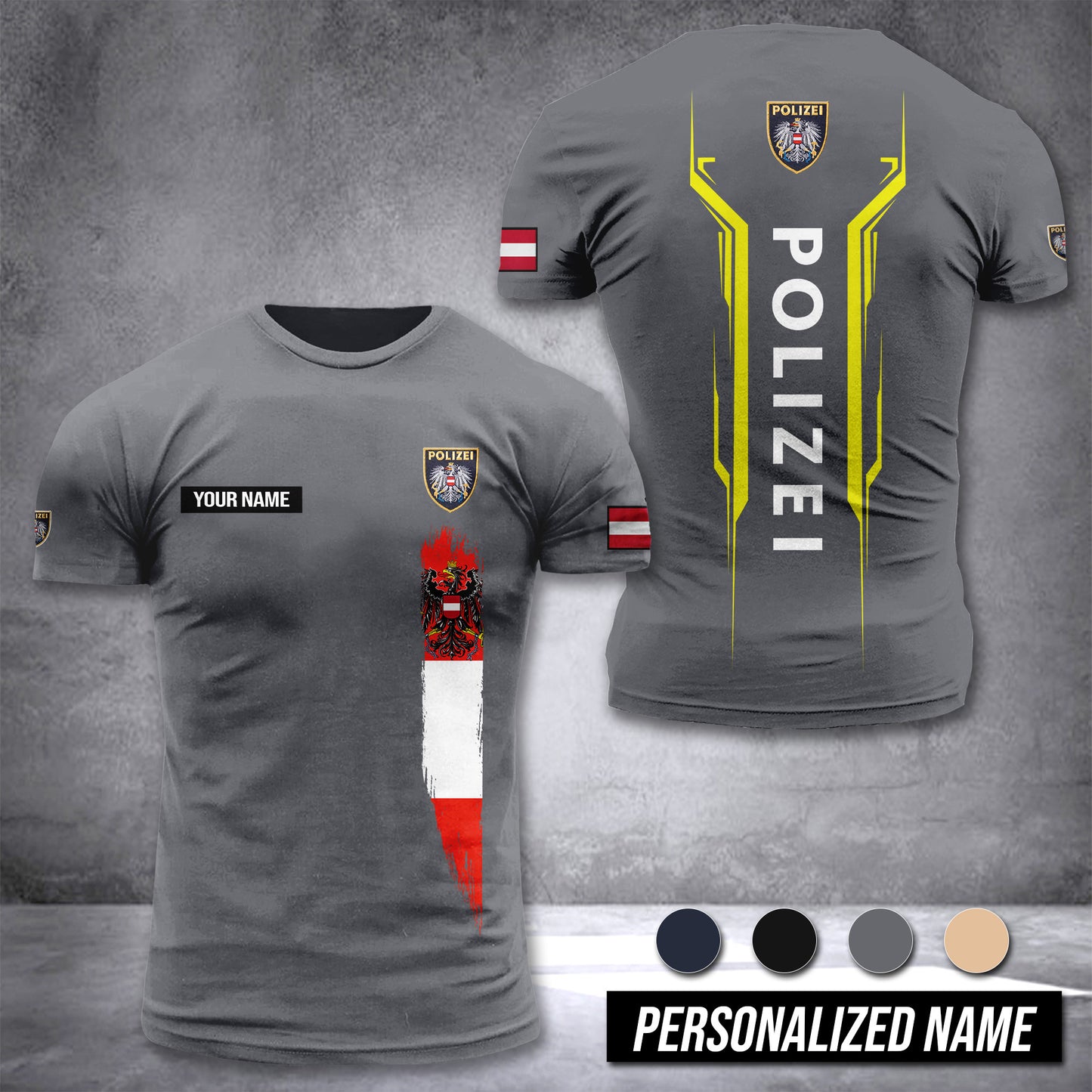 Polizei Austria customize T-shirt nte