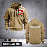 Firefighter Heinsberg Germany customize Hoodie Half Zipper TH