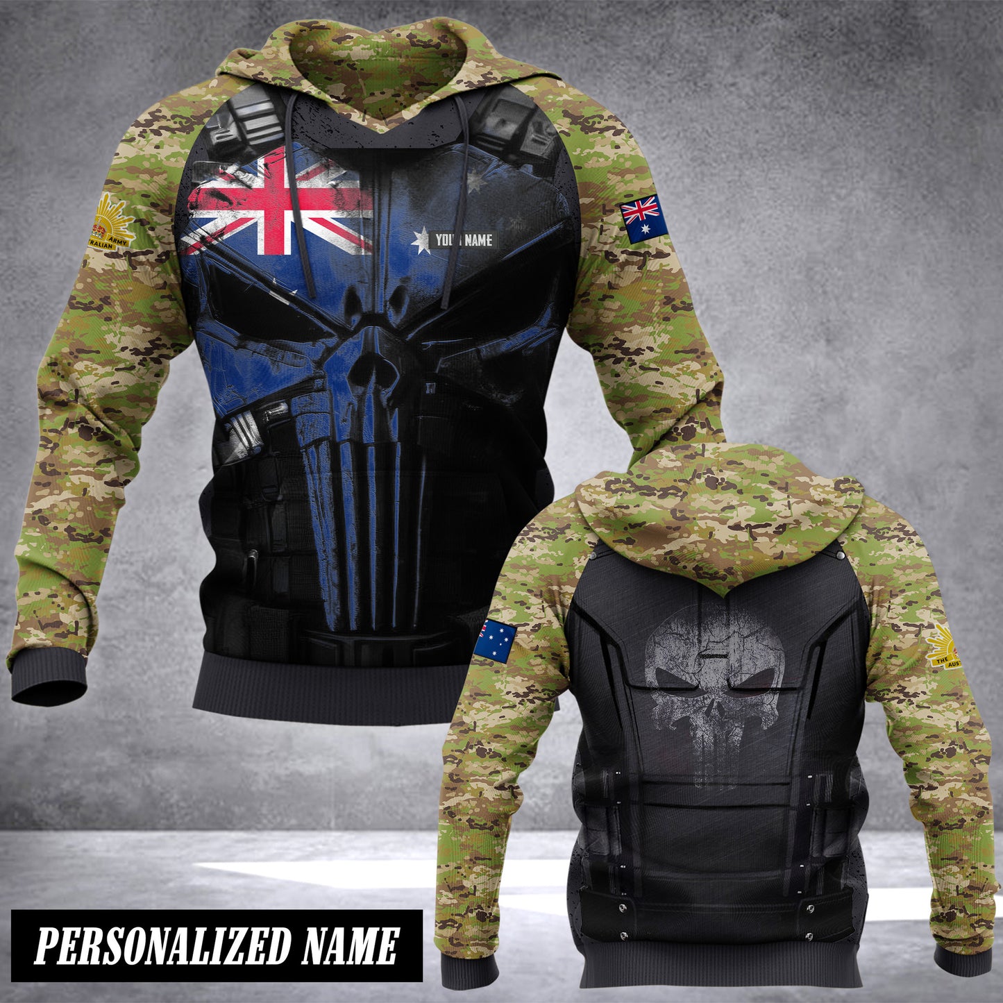 Australian Army customize T-shirt 3d 233