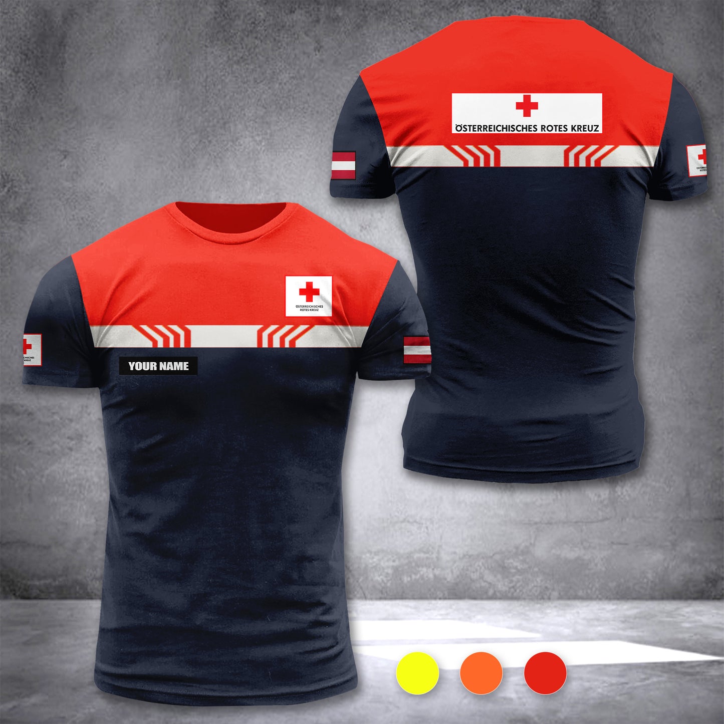 Rotes Kreuz Austria customize T-shirt 26