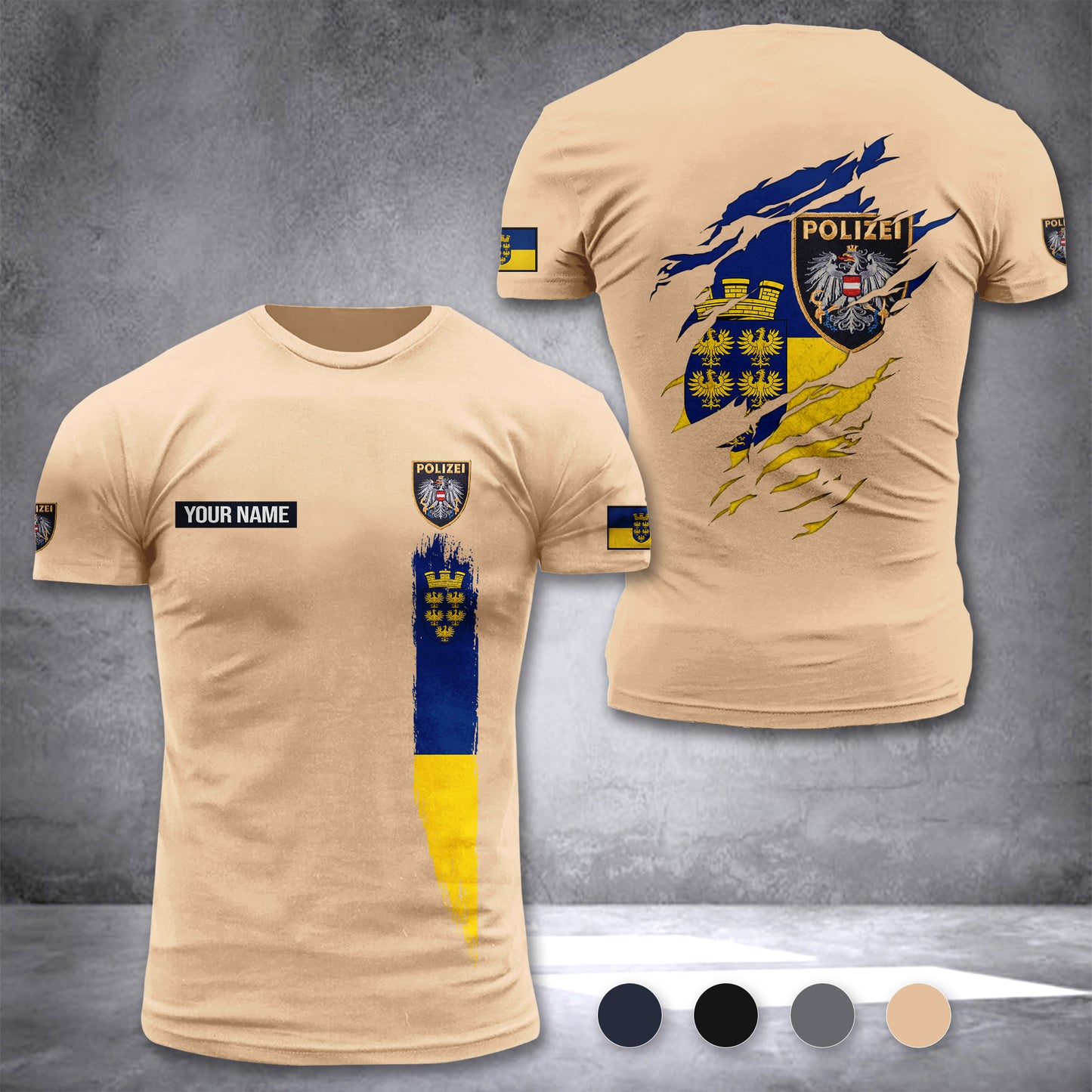 Polizei Lower Austria customize T-shirt 433
