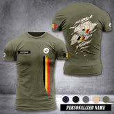 Special Operations Regiment Belgium customize T-shirt back