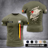 Rode Kruis Vlaanderen Belgium customize T-shirt back