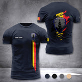 Police de Charleroi Belgium customize T-shirt back
