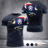 Luxembourg Firefighter customize T-shirt zak