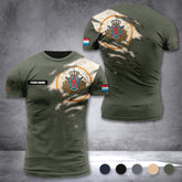 Luxembourg Army customize T-shirt 3d zak