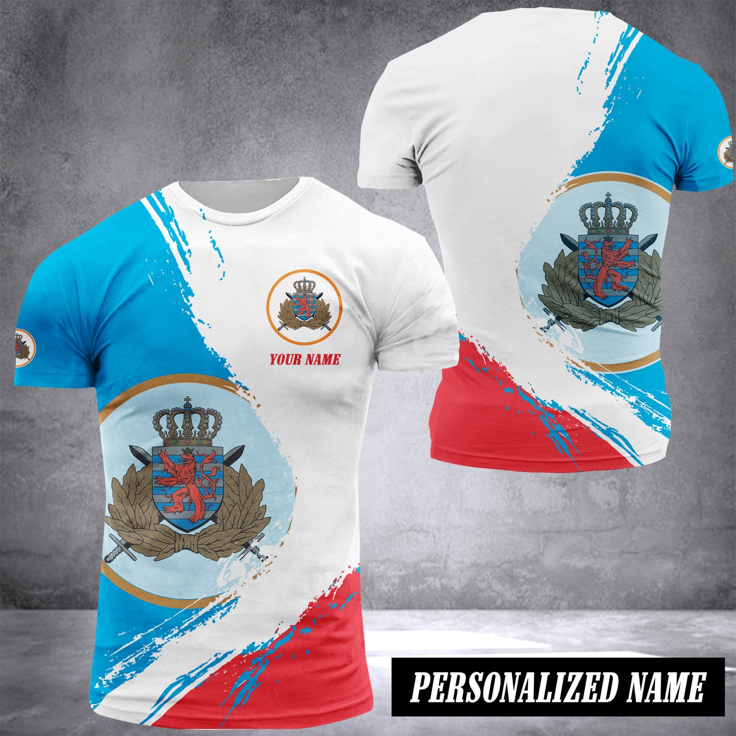 Luxembourg army customize T-shirt 245