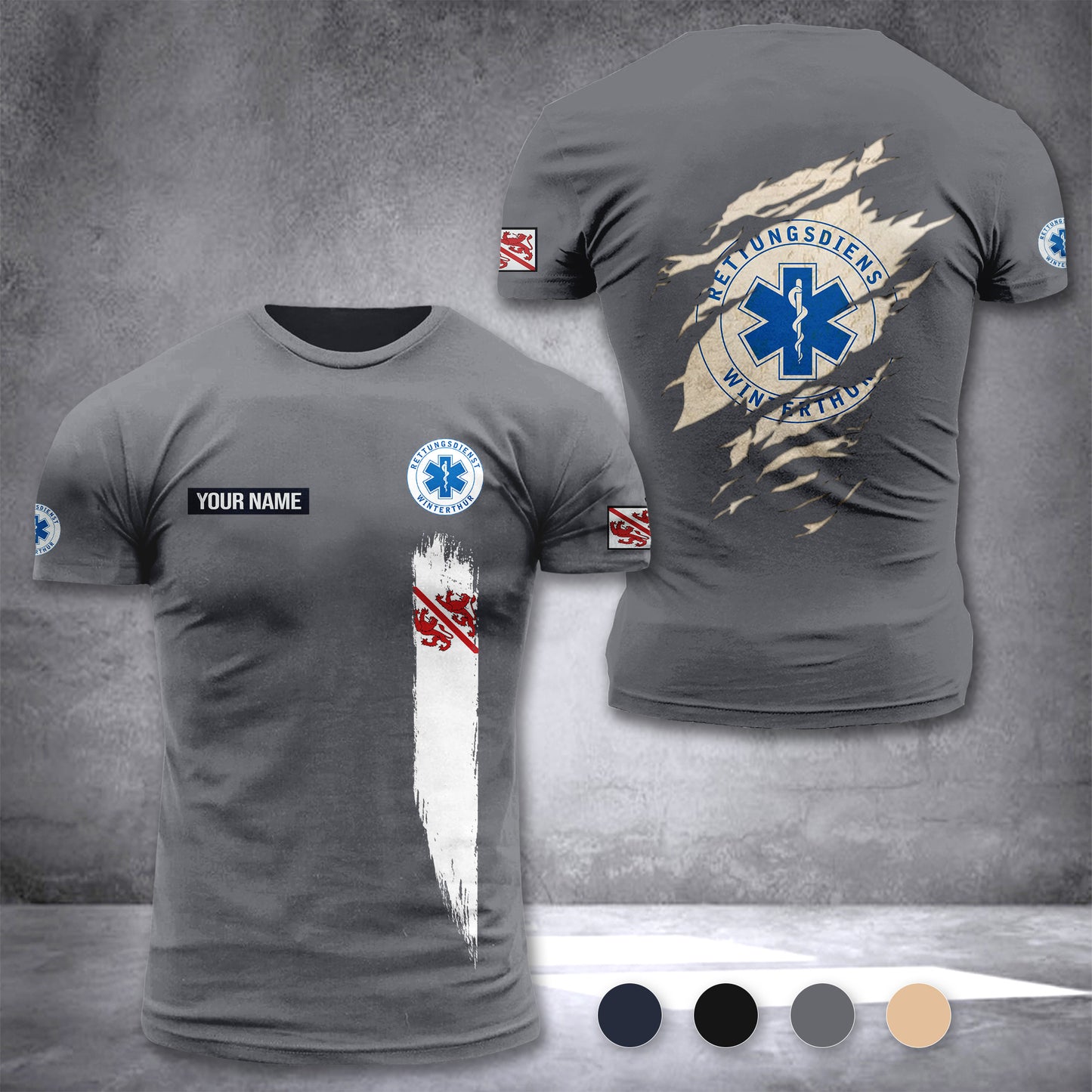 Rettungsdienst Winterthur customize T-shirt zak