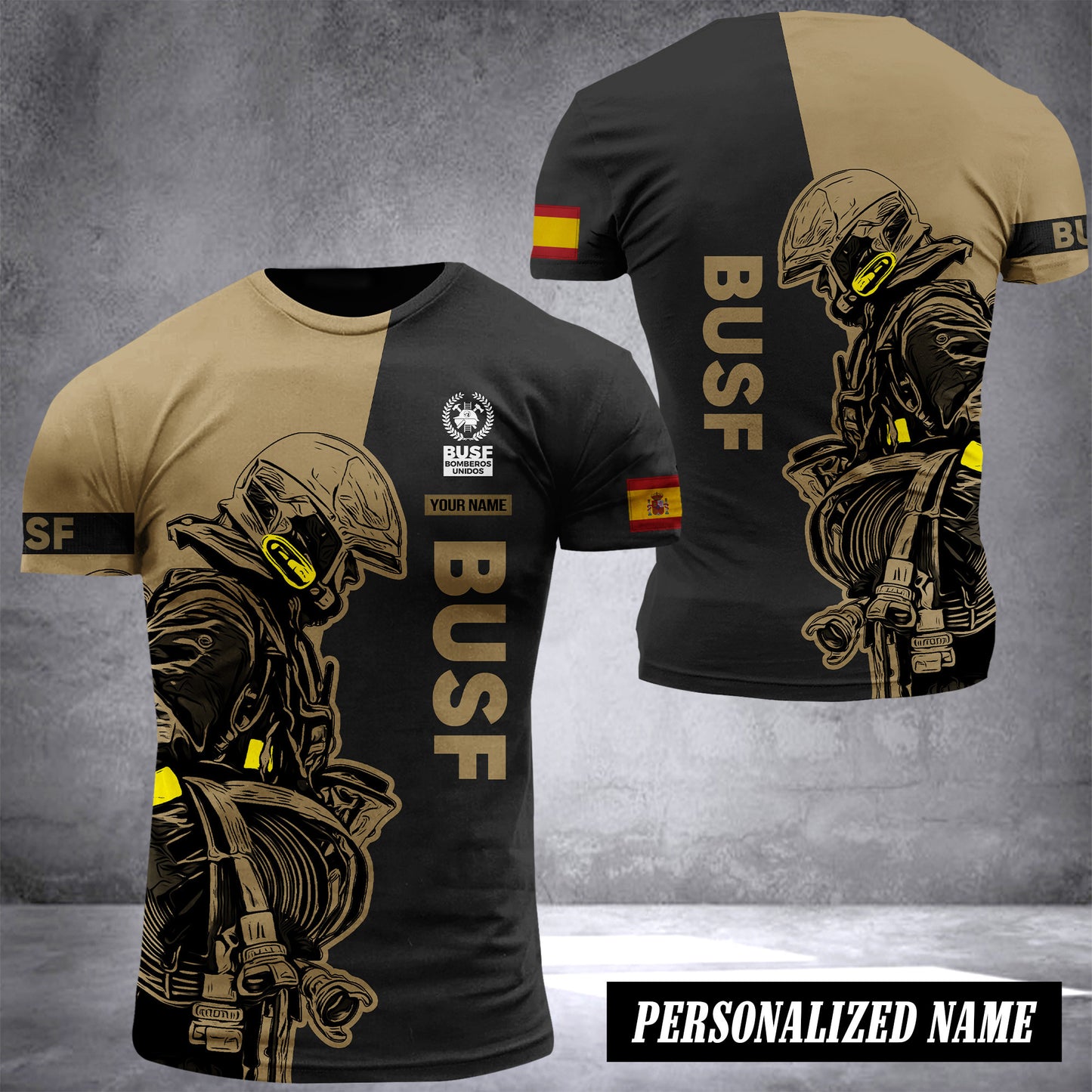 Bomberos Spain customize T-shirt 144