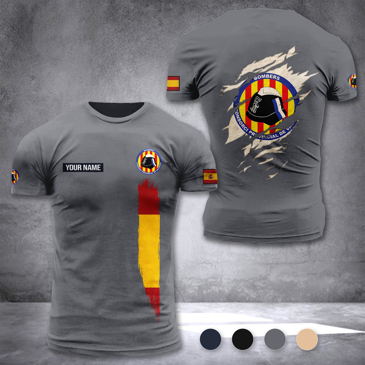 Bombers de València customize T-shirt zak
