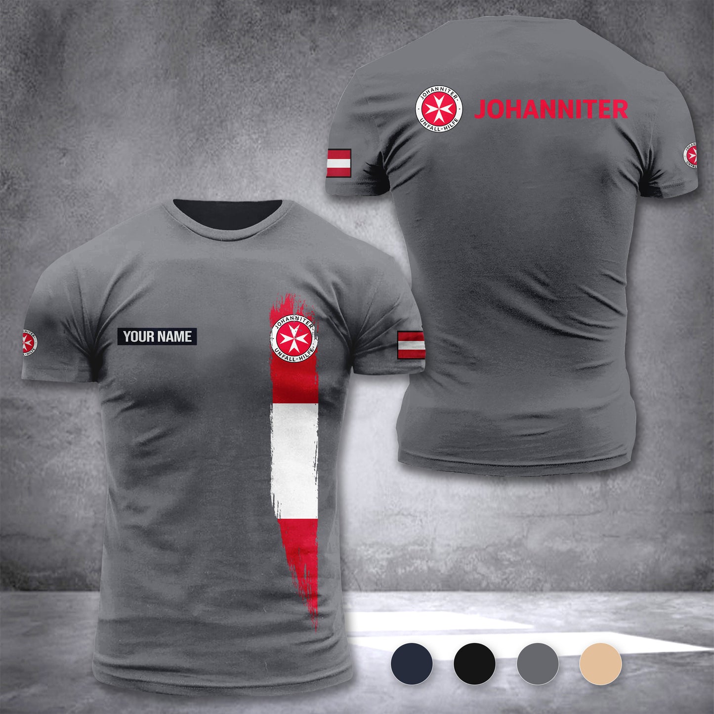 Johanniter Austria customize T-shirt zak