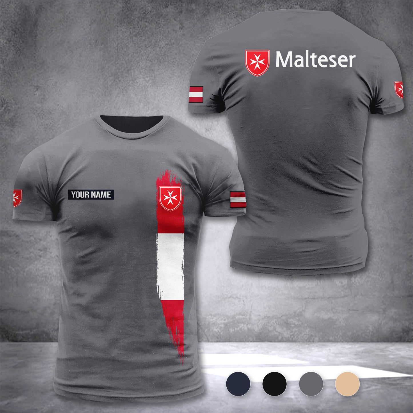 Malteser Austria customize T-shirt zak