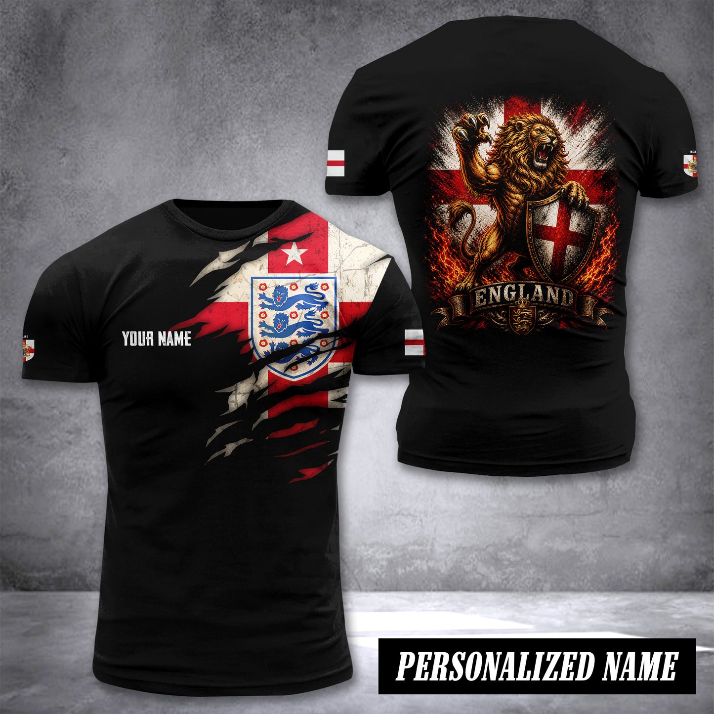 England customize T-shirt 5210