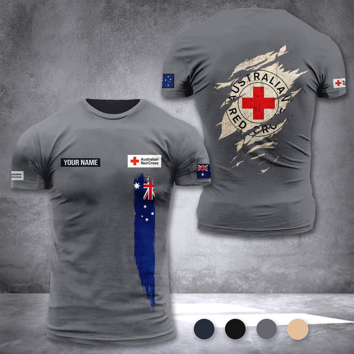 RedCross Australia customize T-shirt 355