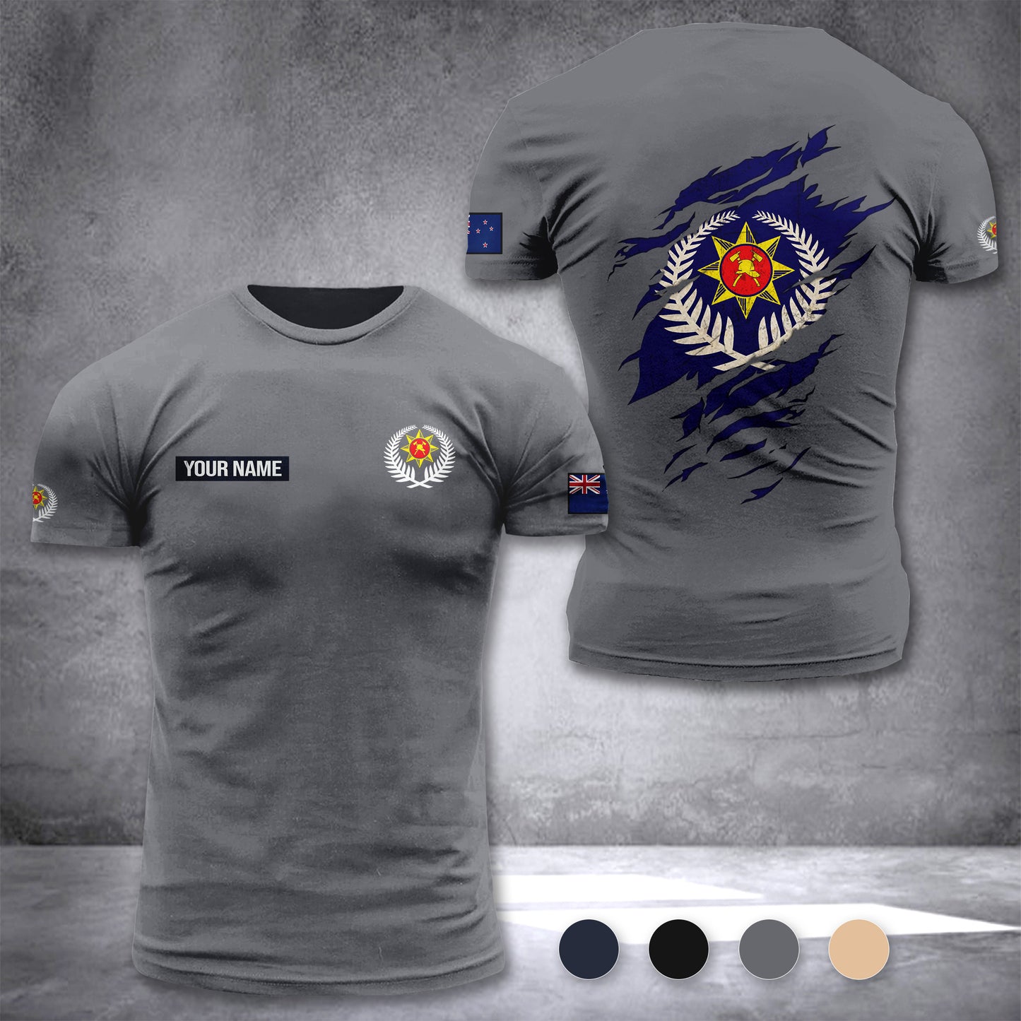 Fire and Emergency New Zealand customize T-shirt 355