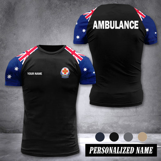 Ambulance Victoria Australia customize T-shirt 355