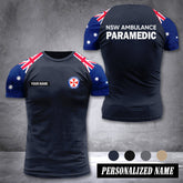 NSW Ambulance Service Australia customize T-shirt 355