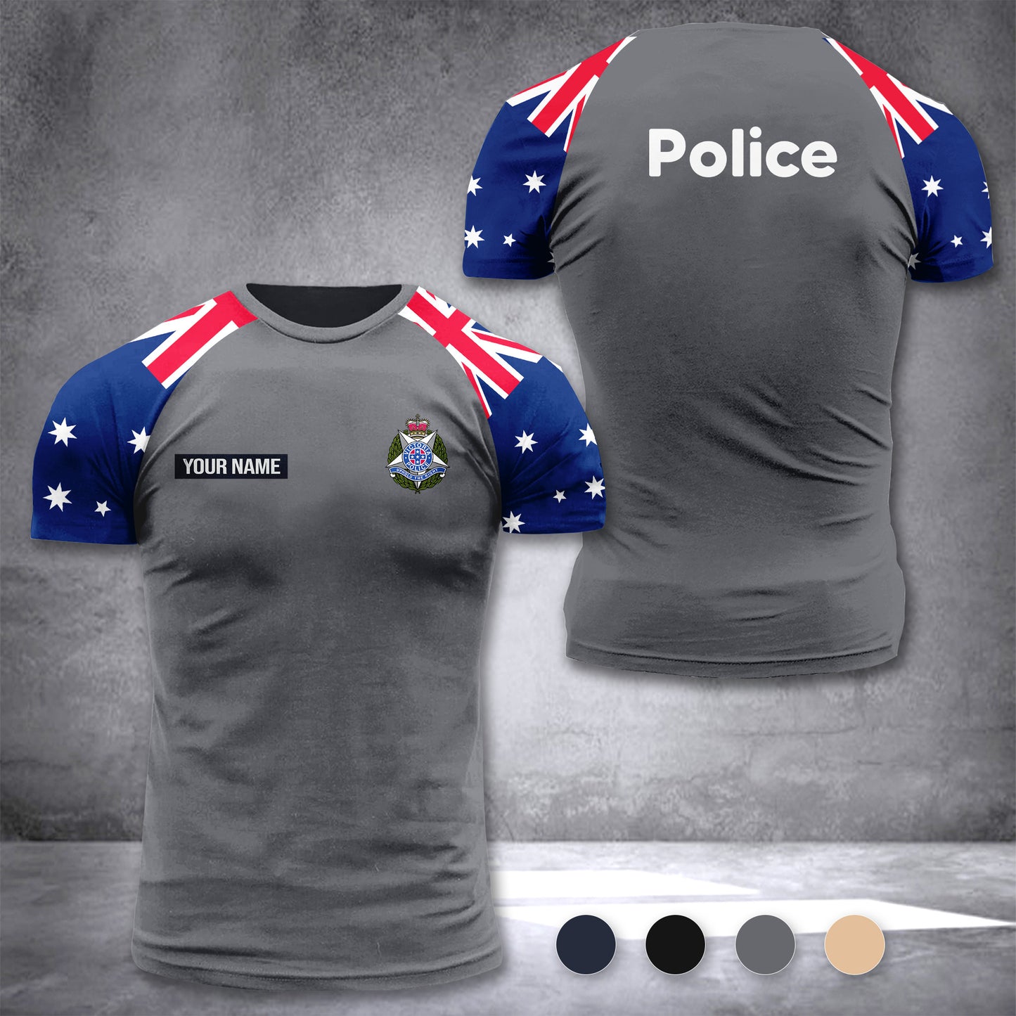 Victoria Police Australia customize T-shirt 355