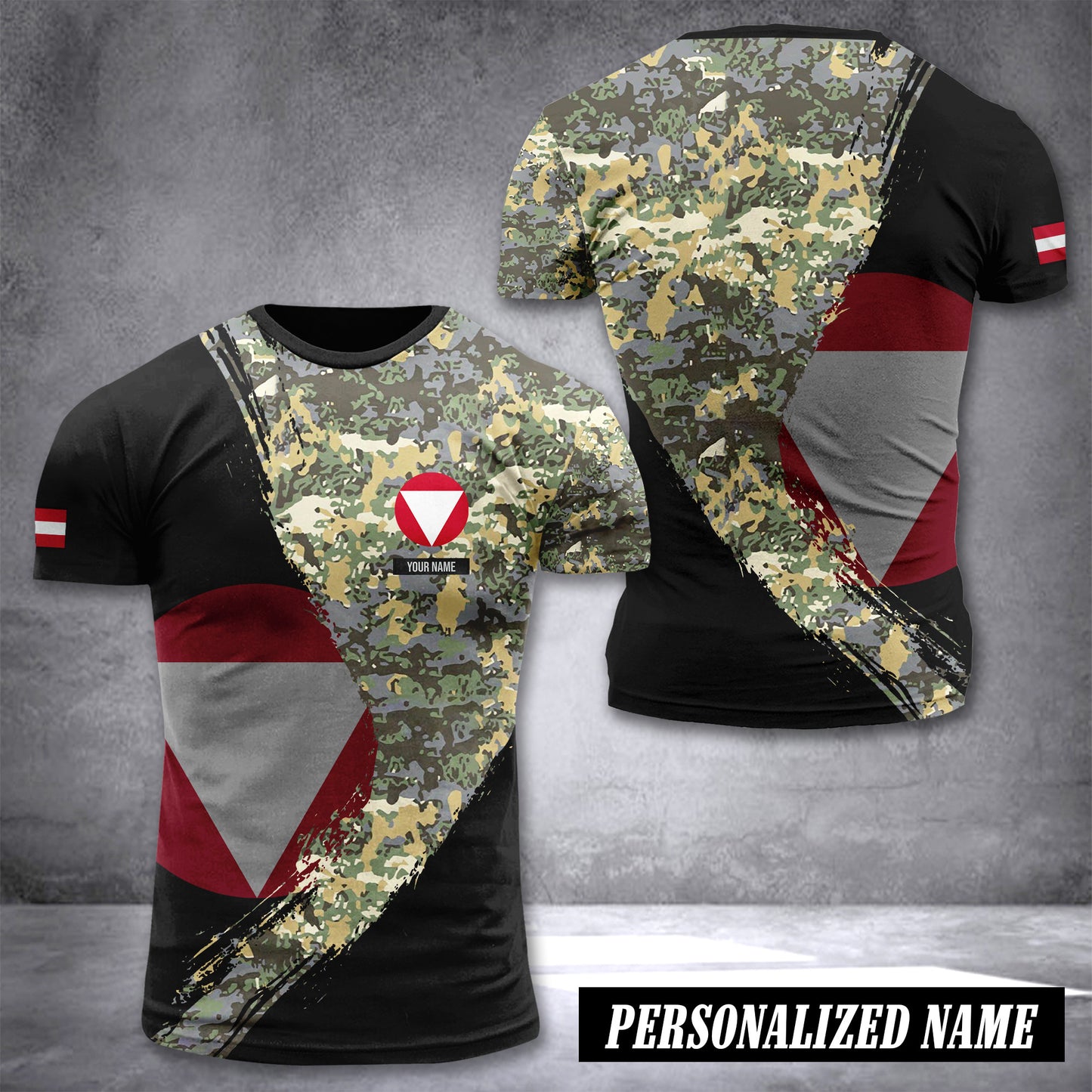 Soldier Austria customize T-shirt 144