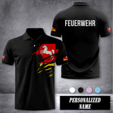 Firefighter Lower Saxony customize polo back