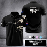 NZ Defence Force customize polo back
