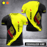 Firefighter Kärnten Austria customize T-shirt 3d 285