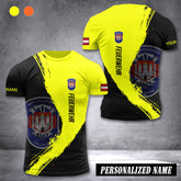 Firefighter Salzburg Austria customize T-shirt 3d 285