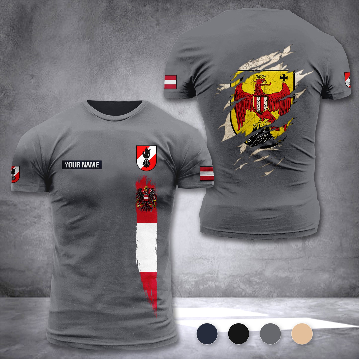 Firefighter Burgenland customize T-shirt 255