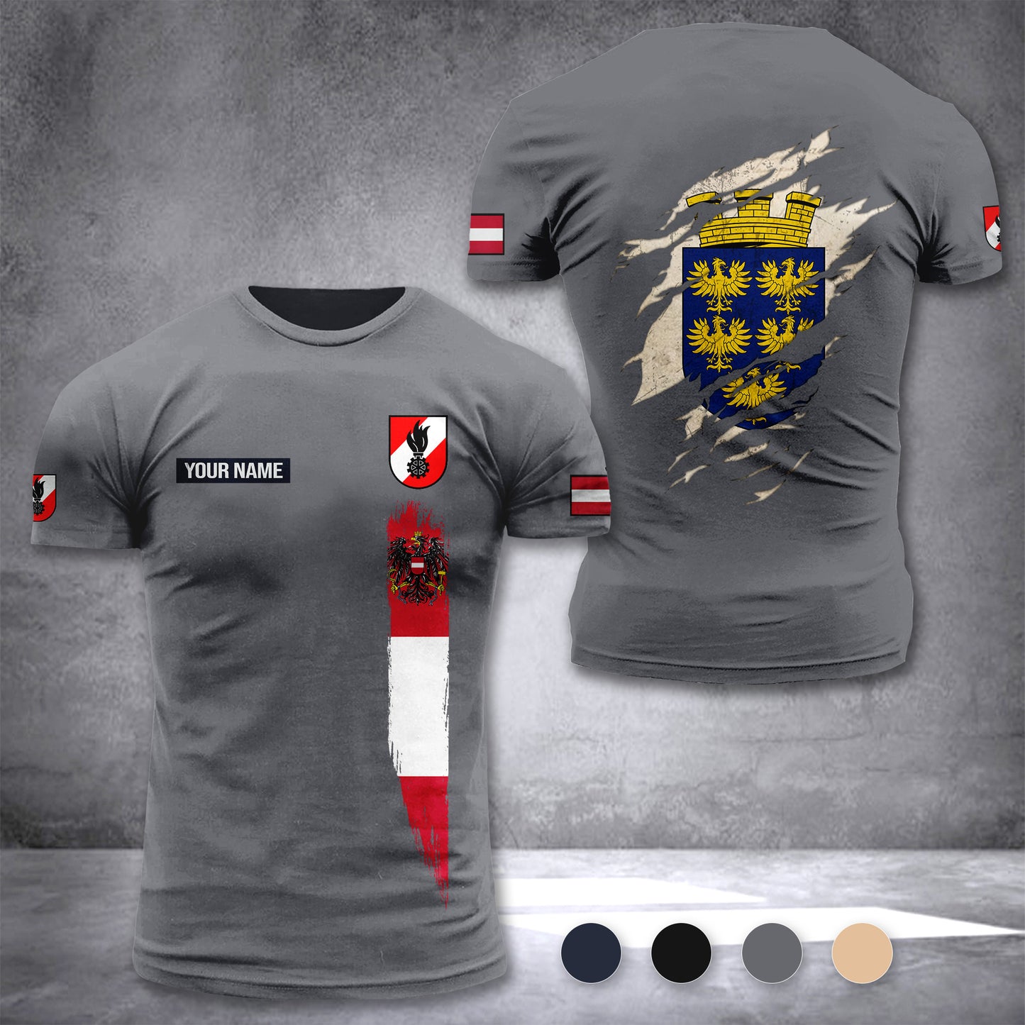 Firefighter Lower Austria customize T-shirt 255