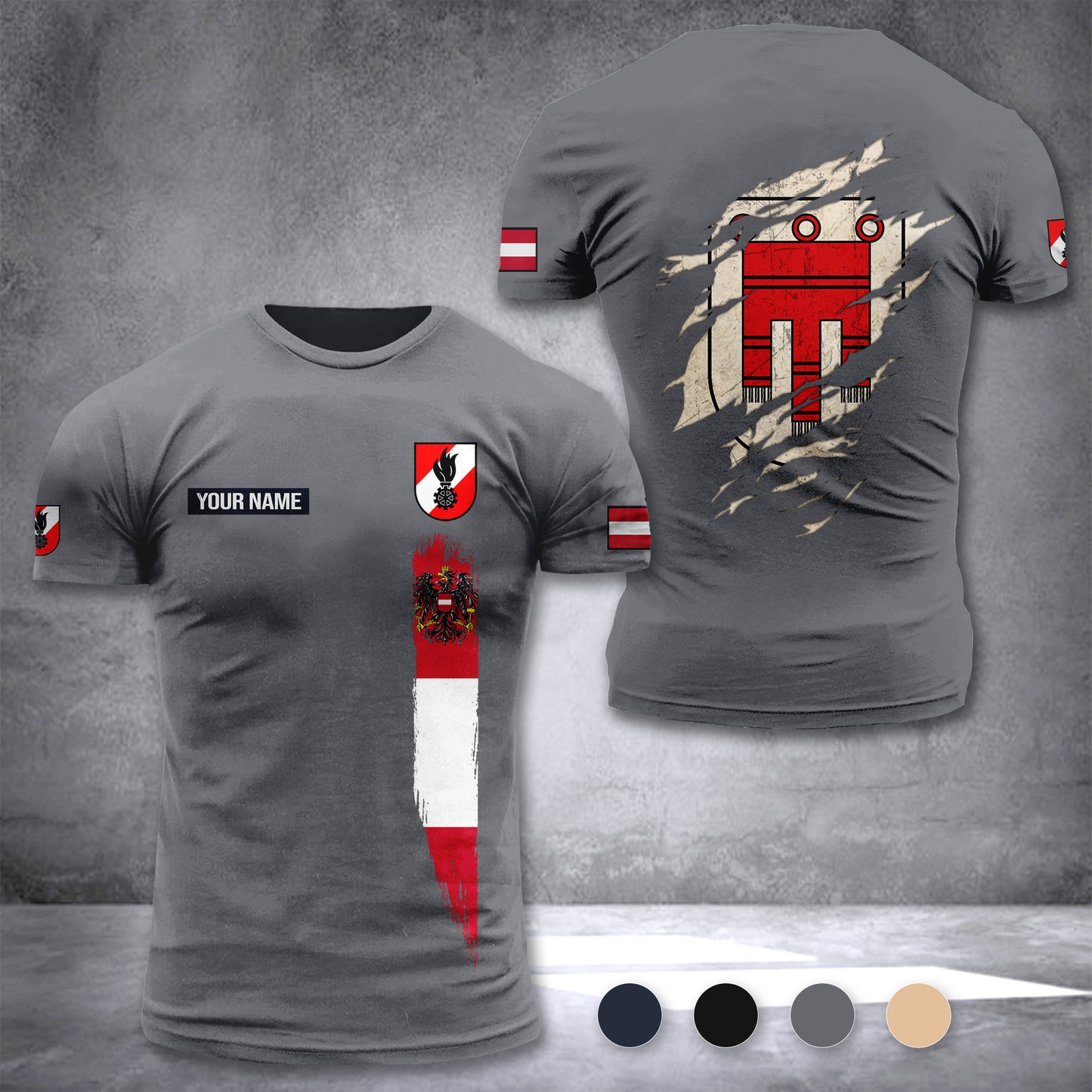 Firefighter Vorarlberg customize T-shirt 255