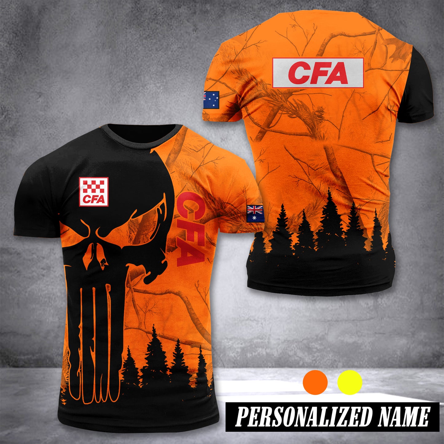 Country Fire Authority customize T-shirt 3d 196