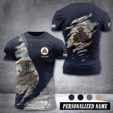 Luxembourg Army customize T-shirt MRI