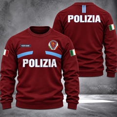 Polizia di Stato sweater customize 3d printed color