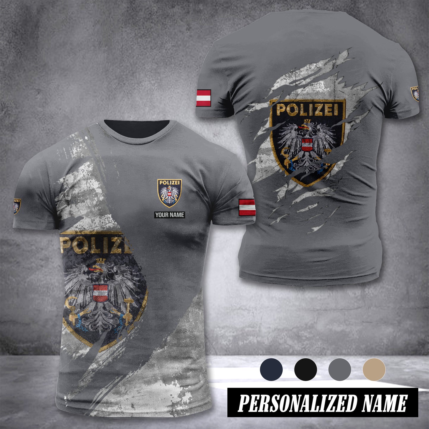 Polizei Austria customize T-shirt 306
