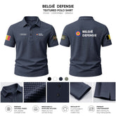 Belgian Army customize Casual Short Sleeved Bone Flower Solid Color