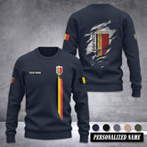 Belgian Army Ugly Sweater Christmas Customize 3d printed