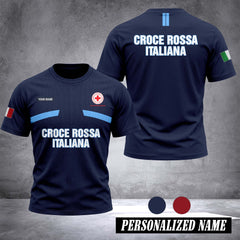 Croce Rossa Italiana customize 3d T-shirt 131