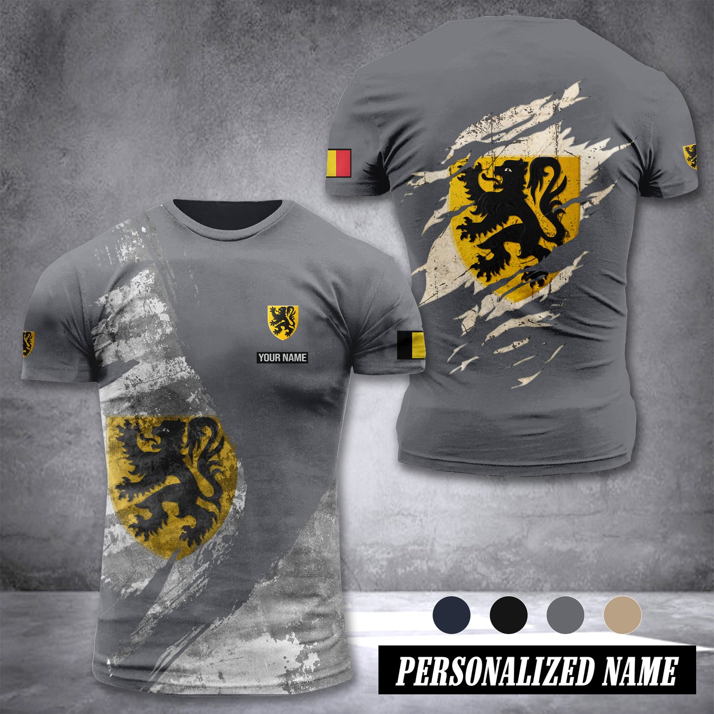 Flemish Belgium customize T-shirt 306