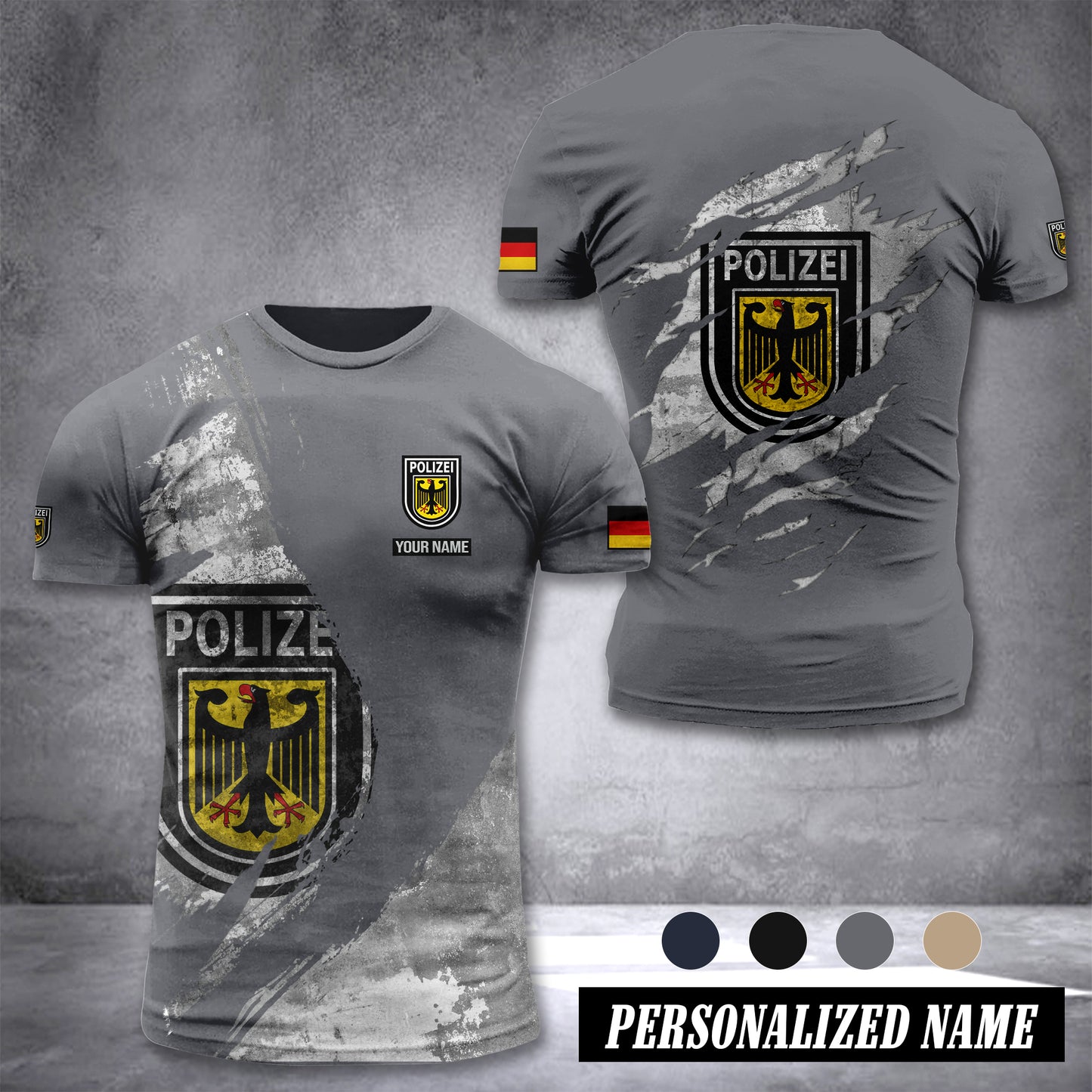 Polizei Germany customize T-shirt 306