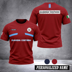 Guardia Costiera customize 3d T-shirt 131